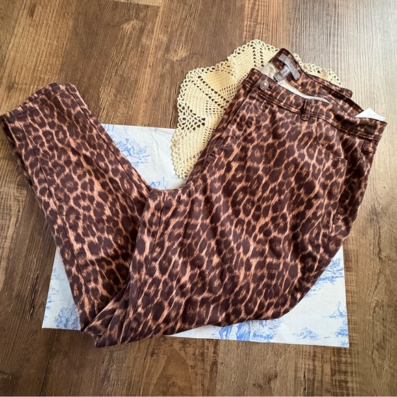 Lisa Rinna Collection Pants - Lisa Rinna Collection QVC Leopard Print Women's Pants 18W RHBH Animal 🦒